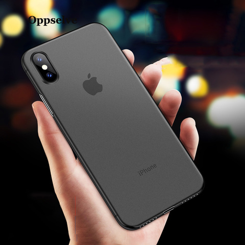 0.3MM Ultra Thin Hard PC Case On For iPhone X XS Max XR Phone Cover For iPhone XS X XR 8 7 6 6S Plus 11 Pro Max Protective Cases ► Photo 1/6