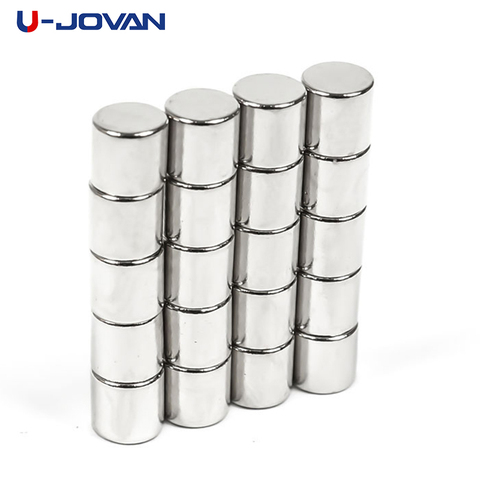 U-JOVAN 50pcs 5 x 5 mm N35 Mini Super Strong Round Rare Earth Neodymium Magnets 5*5mm for Craft Art ► Photo 1/3
