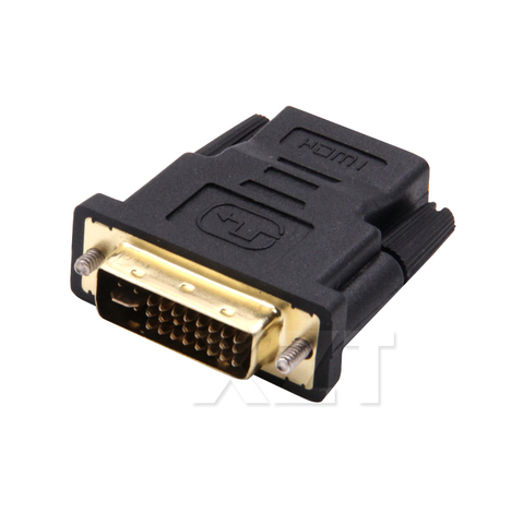 1pcs new 24 5 pin DVI Male to HDMI Female M-F Adapter Converter for HDTV without audio output ► Photo 1/5