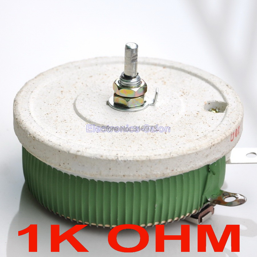 150W 1K OHM High Power Wirewound Potentiometer Variable Resistor Rheostat