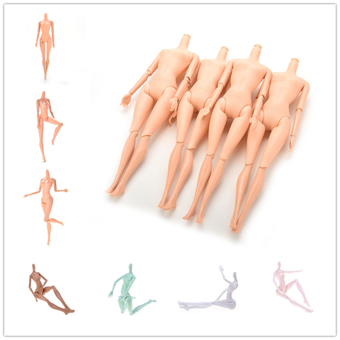 1pcs DIY Joints movable body Naked Doll For BaBi doll DIY Toy girl Gift Without Head ► Photo 1/6