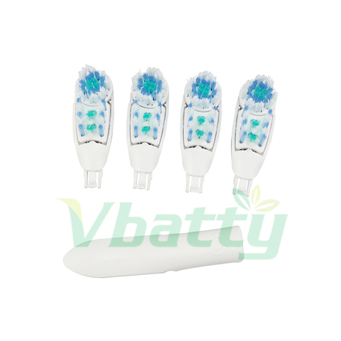 1Set/4pc 4734 Model Battery Toothbrush Head Soft Bristles Replacement for Oral B Dual Clean Complete Brush Heads ► Photo 1/6