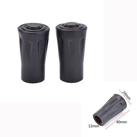 2 Pcs  Tip Protectors Walking Stick Bastones Trekking Poles Rubber Tips For Walking Canes Hiking Poles Accesories Anti-Slipping ► Photo 1/1