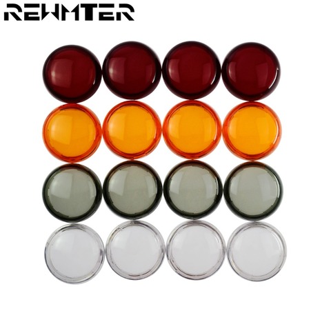 Motorcycle Turn Indicator Signal Light Lens Cover For Harley Sportster 883 1200 Touring Road King Dyna Softail Heritage Fatboy ► Photo 1/6