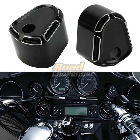 Motorcycle CNC Dash Accessory Pack Ignition Switch Cover 1996-2013 For Harley Touring Road Glide Street Glide FLTR FLHX ► Photo 1/6