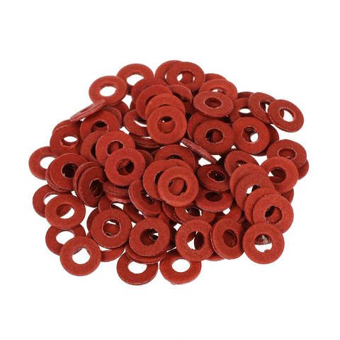 SODIAL(R) 100PCS Red Motherboard Screw Insulating Fiber Washers ► Photo 1/3
