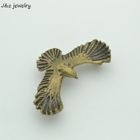 9 pcs/lot 35*20 mm Retro Charms Antique bronze Plated Alloy   eagle Pendant Jewelry Findings 3412C ► Photo 1/2