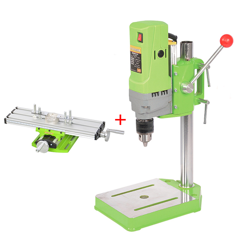 710W Electric Drill-Press-Vise Bench Drilling Machine Boormachine Drill Diameter 1-13mm ForHobby DIY Metal Electric+Bench Vise ► Photo 1/6