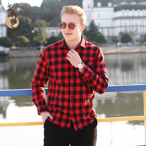 2022 New Fashion Design Men's Casual Shirt Black And Red Plaid Printing Loose Comfortable For Male Clothes Size M-5Xl ► Photo 1/6