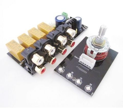 Audio Input Signal Selector Relay Board/Signal Switching Amplifier Board + RCA ► Photo 1/3