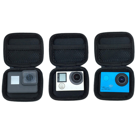 Portable Mini Box Xiaoyi Bag Sport Camera waterproof Case For Xiaomi Yi 4K Gopro Hero 8 7 6 5 4 SJCAM Sj4000 EKEN H9 Accessories ► Photo 1/6