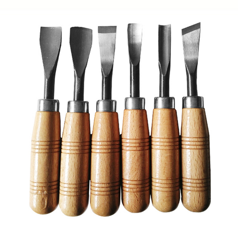 6pcs Wood Carving Chisel Professional Knife Hand Tool Set for DIY Detailed Carving Woodworkers Gouges ► Photo 1/5