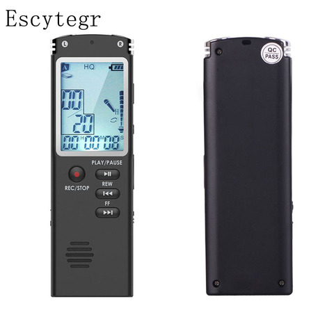 003 Escytegr Portable Dictaphone 1536kbps Voice Activated Recording Meeting/Lecture/Interview/Trial Music Play Voice Recorder ► Photo 1/6