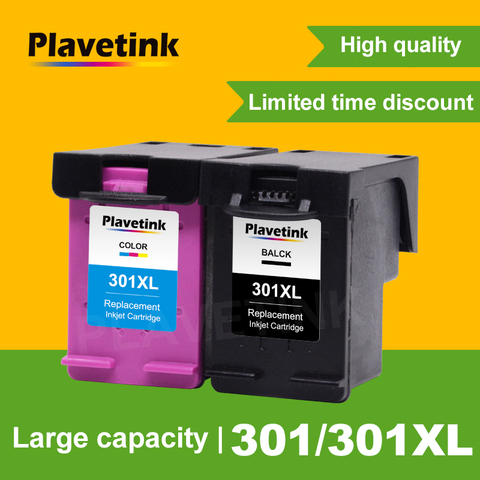 Plavetink For HP 301 301XL Remanufatured Compatible Ink Cartridges Replacement with Deskjet 1050 2000 2050 2510 3000 Printer ► Photo 1/6
