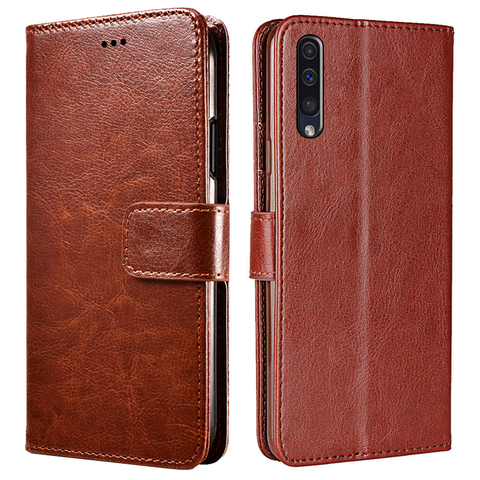 For Samsung A50 2022 Case Cover Flip Leather Wallet Cover Phone Case For Samsung Galaxy A50 A 50 A505 A505F SM-A505F A30 A40 A70 ► Photo 1/6