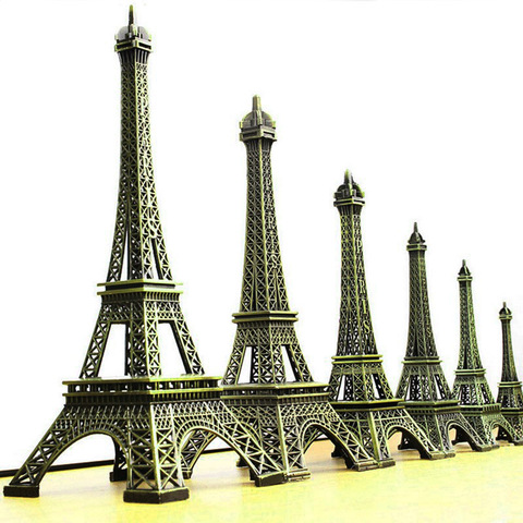 2016 New Arrival Bronze Paris Eiffel Tower Metal Crafts Home Decoration Accessories Figurine Statue Model Home Decors Souvenir ► Photo 1/6