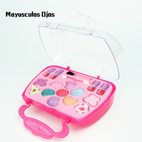 ZH 1 Set Children Cosmetics Princess Makeup Box Set Safe Non-toxic Little Girl Play House Toys ► Photo 1/1