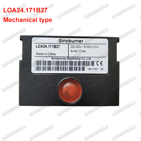 LOA24.171B27 mechanical control box  burner sequencer PLC control box for oil burner replace SIEMENS/SUDICK LOA24.171B27 ► Photo 1/3