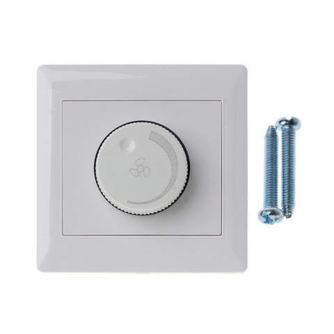 220V 10A Adjustment Ceiling Fan Speed Control Switch Wall Button Dimmer Switch ► Photo 1/6