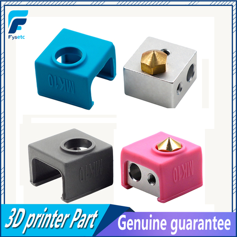 MK10 Silicone Sock Black Blue Pink Instead Ceramic Insulation For Wanhao i3 QIDI TECH SILICONE HEATER BLOCK COVER ► Photo 1/5