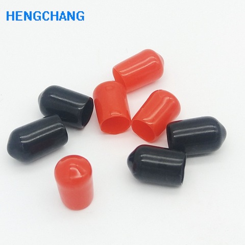 100pcs/lot rubber Covers 6mm Dust Cap for SMA Connector RF SMA Protection cover ► Photo 1/6