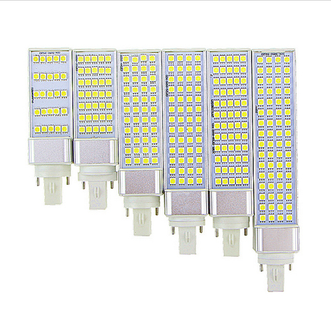 Lampada G23 G24 E27 5W 7W 9W 11W 13W 15W 85V-265V LED Horizontal Plug lamp SMD5050 Bombillas LED PL Corn Bulb Spot light CE RoHS ► Photo 1/6