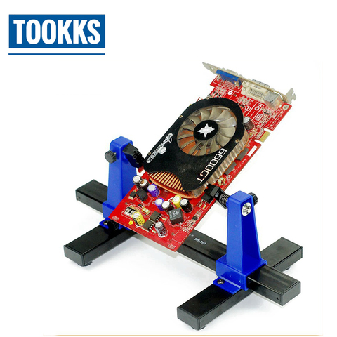 SN-390 Adjustable Printed Circuit Board Holder Clamp Fixture Jig Tool Frame PCB Soldering and Assembly Stand 360 Degree Rotation ► Photo 1/4