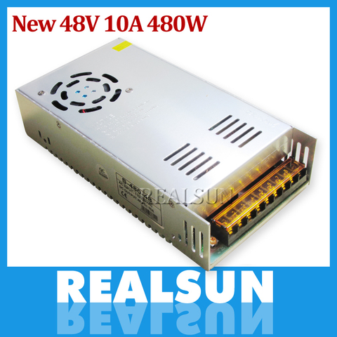 New 48V 10A 480W Switch Power Supply Driver Switching For LED Strip Light Display 110V/220V ► Photo 1/2