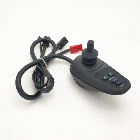 DC motor brushes 24V electric wheelchair controller lever joystick wheelchair drive intelligent universal 360 degree controller ► Photo 1/6