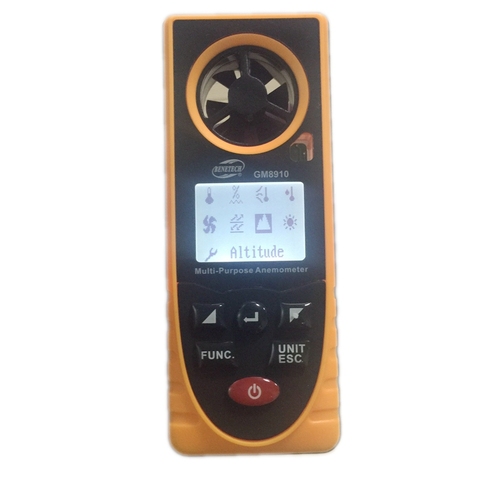 Portable Digital Multi-purpose Anemometer Barometric Humidity Altitude Temperature Dew Point Wind Chill Speed Meter GM8910 ► Photo 1/1