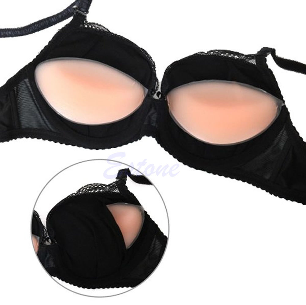 Silicone Gel Bra Bikini Breast Enhancers Push Up Pads Chicken Fillets Inserts 