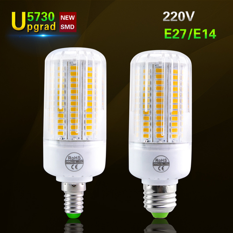 E14 / E27 Led Bulb 24 30 42 64 80 89 108 136Led Light AC220V Lamp Power As Incandescent 20W to 120W For Home Spot Lighting 1PCS ► Photo 1/6
