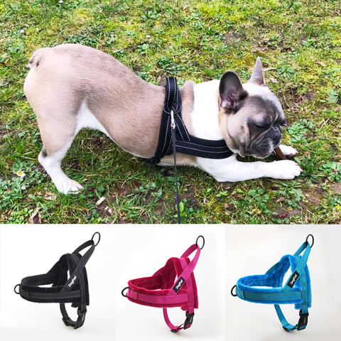 No-Pull Dog Harness Reflective Adjustable Flannel Padded Small medium and large dog harness vest Easy for Walking Training ► Photo 1/6
