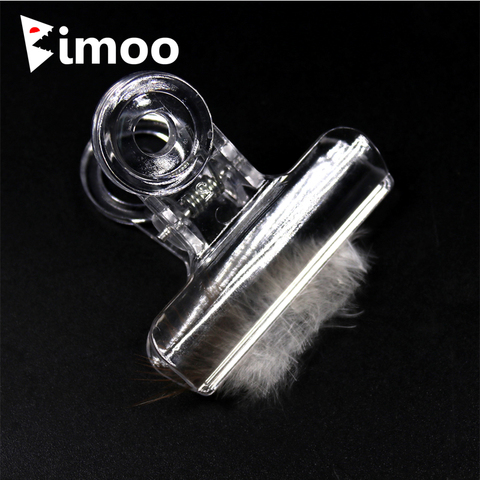 Bimoo 4PCS/set Clear Plastic Dubbing Loop Clip CDC fly Tying Tool Size S M L XL ► Photo 1/6
