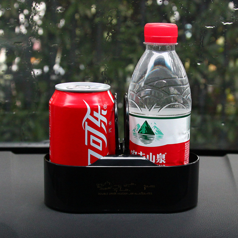 Multifunction Portable Auto Vehicle Dual Hole Drinks Holder Interior Car Organizer Cup Bottle Holder Stand Car Styling ► Photo 1/6