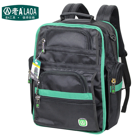 LAOA Multifunction Tool Backpack High Quality Thicken Professional Electrician Backpack  Travel Bag ► Photo 1/6