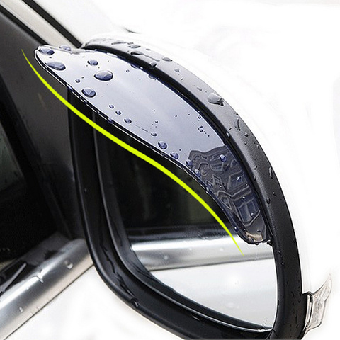 2PCS Car Styling Rearview mirror rain eyebrow for Renault Koleos Clio Scenic Megane Duster Sandero Captur Twingo ► Photo 1/3