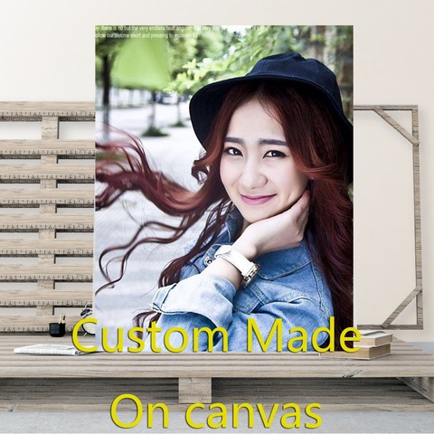 Custom Made On Canvas Customized With Own Photo Print Your Own Picture Waterproof Printing Customized Artwork Your Picture Poste ► Photo 1/6