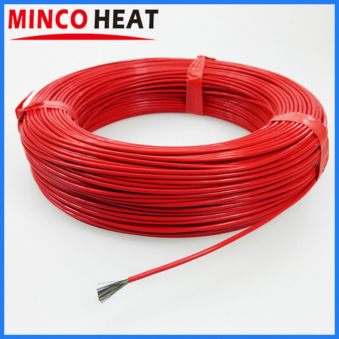 36K 48K Silicone Rubber Coated Warmer Far Infrared Carbon Fiber Heating Cable ► Photo 1/4