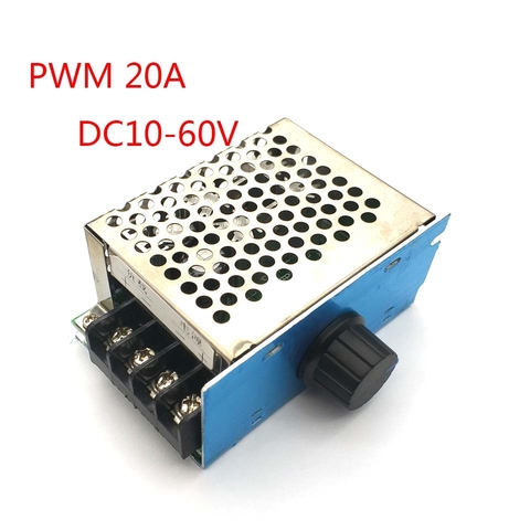 9-60V 20A DC Brushed Motor Speed Control PWM Controller 12V 24V 48V 1200W MAX ► Photo 1/1