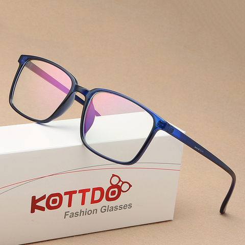 KOTTDO 2022 New Square Glasses Frame Fashion Trend Eyewear Glasses Frame Art Retro and Transparent Eye Glasses Frames for Women ► Photo 1/6