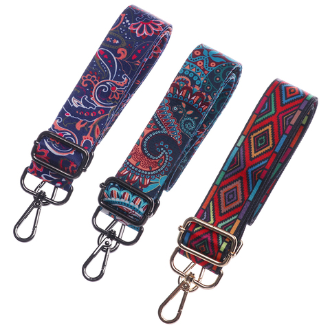 Nylon Colored Shoulder Bag Straps Belt Accessories  Women Rainbow Adjustable Shoulder Hanger Handbag Strap Chain Bag Decorative ► Photo 1/6