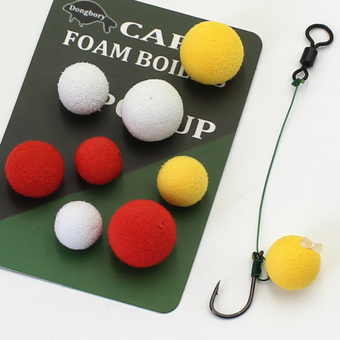 12/15PCS Carp Bait Pop Up Carp Fishing Boilies Bait Zig Bait Foam Boilies for Carp Rig Chod Zig Rig Method Feeder Fishing Tackle ► Photo 1/6