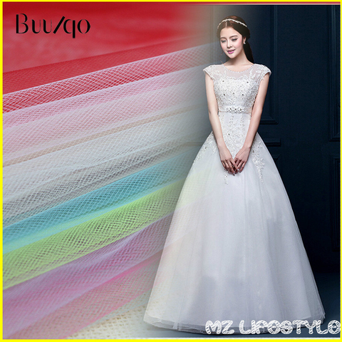 150cm width  middle Hard Tulle mesh fabric by lot  tulle wedding dress skirt yarn cloth fabric by meter ► Photo 1/2