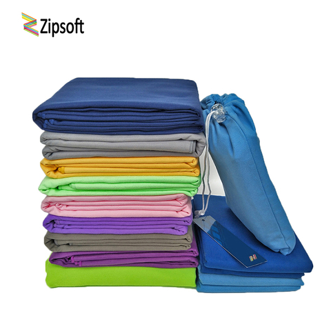 Zipsoft Microfiber Travel Towel Beach Sports Bag Fast Drying Swimming Gym Camping Light weight Brand New Hot Yoga Mat Christmas ► Photo 1/6