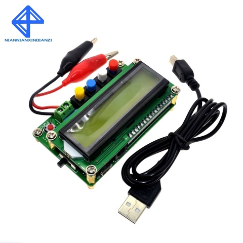 LC100-A Digital LCD High Precision Inductance Capacitance L/C Meter capacitor tester 1pF-100mF 1uH-100H LC100 A+Test clip ► Photo 1/1