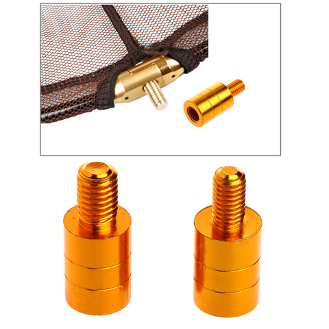 Fishing Tools Landing Net Handle Connector Thread Adapter 10mm To 8mm 8mm To 10mm high quality ► Photo 1/6