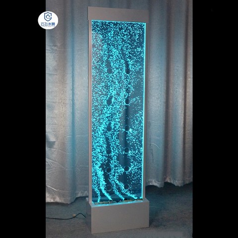 Customized:Water dance bubble screen,acrylic water column,LED colorful color,water curtain screen ► Photo 1/1