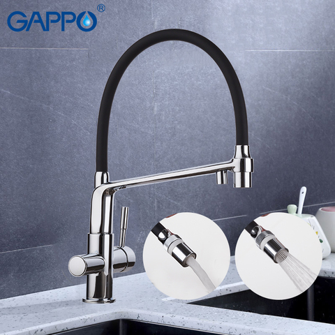 GAPPO kitchen faucet sink taps waterfall griferia rotated flexible kitchen faucet mixer water mixer de cozinha taps ► Photo 1/5