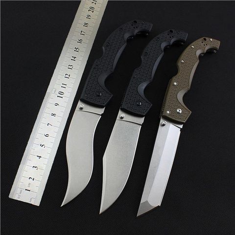 Voyager 10 style 58HRC 9cr18mov Blade Nylon Fiber Handle Folding knife Tactical Survival knife Camping Hunting EDC Utility Tool ► Photo 1/6